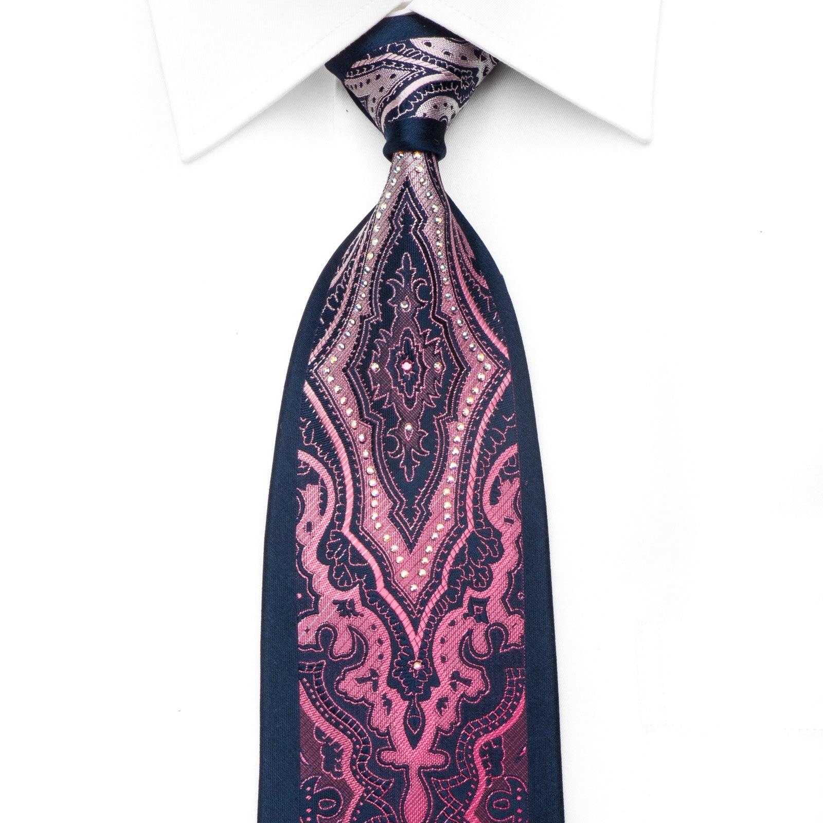 Damask Silk Tie - Gammarelli