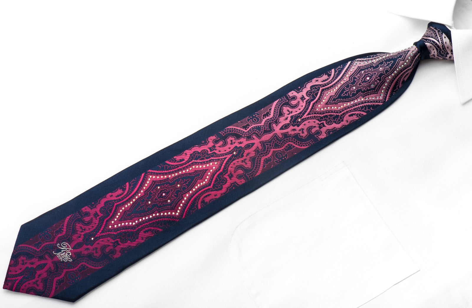 Damask Silk Tie - Gammarelli